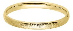 14k Gold Filled Floral Bracelet 