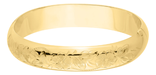 14k Gold Filled Floral Bracelet 