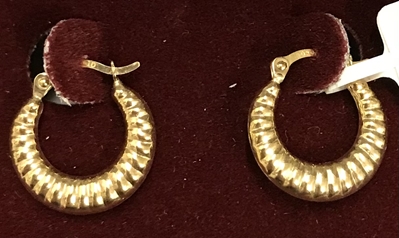 10k Gold Earrings 