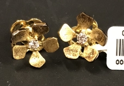 Lafonn Flower Stud Earrings 