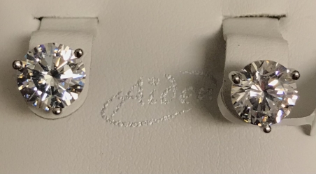 3CTW Swarovski Stud Earrings 