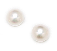 Sterling 7mm Pearl Earrings 