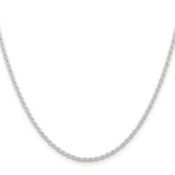 Sterling 20" Rope Chain 