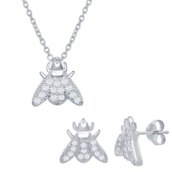 Honey Bee Necklace &amp; Earring Set 