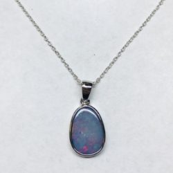 Sterling Opal Pendant 