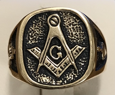 10k Masonic Ring 