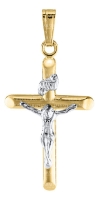 Baby 14k 2-Tone Crucifix