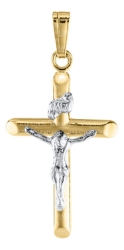 Baby 14k 2-Tone Crucifix 