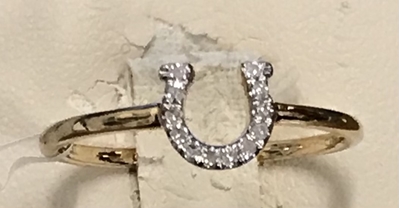 Ladies Horseshoe Diamond Ring 