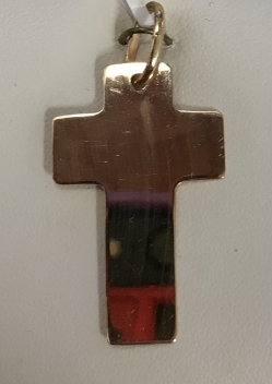 14k Cross Pendant 
