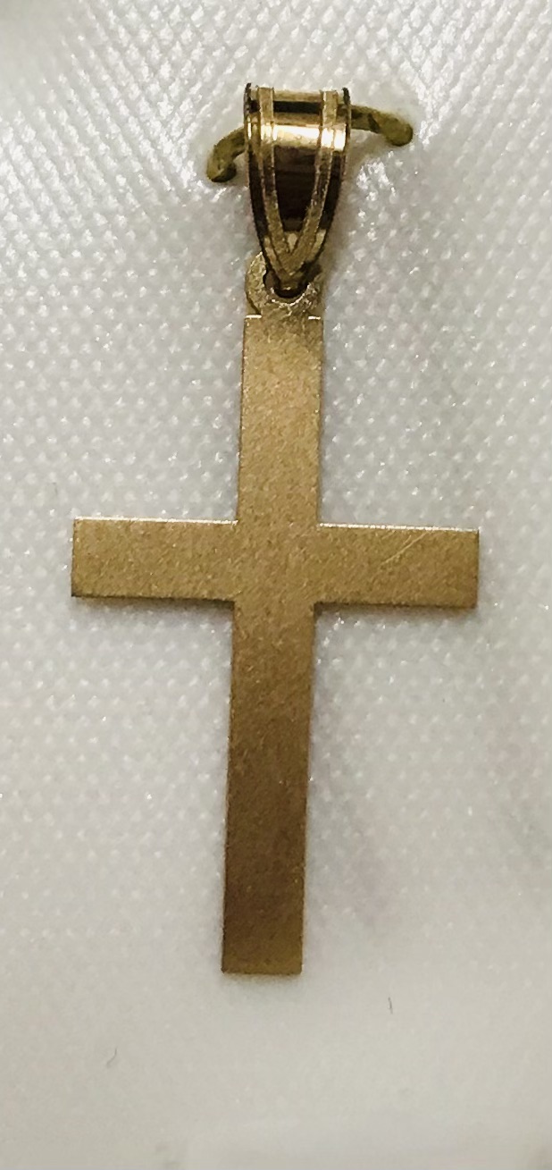 10k Gold Cross Pendant 