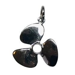 Sterling Boat Propeller Charm 