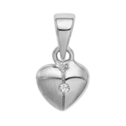 Starling Silver Baby Heart Pendant 