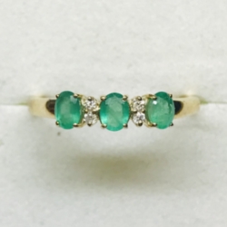Emerald & Diamond Ring 