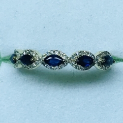 Ladies Sapphire & Diamond Ring 