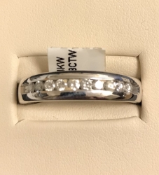 14KW 3/8CTW Diamond Wedding Band 