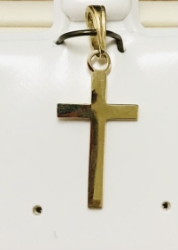 10k Gold Cross Pendant 