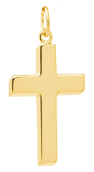 14K Gold Filled Cross Pendant with Chain 