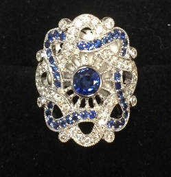 Diamond &amp; Sapphire ring  