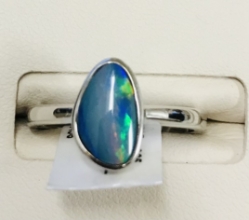 Sterling Opal Ring 