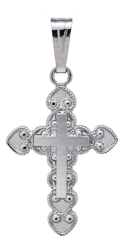 SS Baby Cross Pendant Necklace 