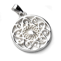 Southern Gates Small Cathedral Scroll Pendant 