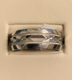 Sterling Wedding Band 