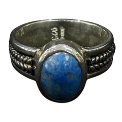 Sterling Silver Lapis Ring 