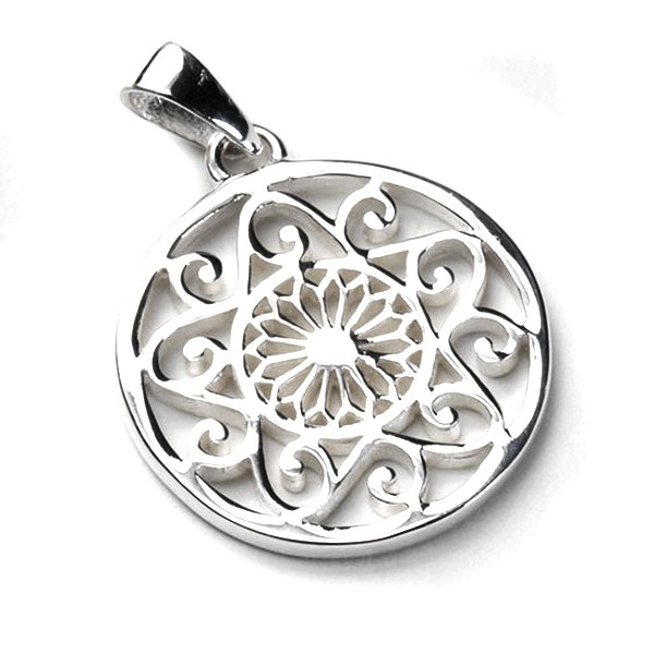 Southern Gates Small Cathedral Scroll Pendant 